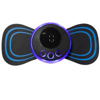 Masajeador De Cuello EMS Portátil Estimulador Muscular Piel Amigable Con Pulso TENS Alivio Del Dolor Herramienta De Masaje Para Cervical Y Espalda - details 18