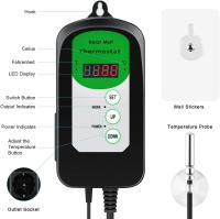 Controlador de termostato digital con Tapete termico para germinación de Semillas, reptiles y Elaboración de cerveza, de 68 a 108 ℃ - details 1