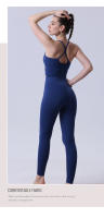 Conjunto De Yoga Para Mujer 2 Piezas Ropa Deportiva De Gimnasio Conjunto De Pilates Fitness Sudadera Y Leggings Para Ejercicio - details 10