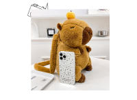 Mochila De Peluche Capybara Kawaii Moda Muñeco De Peluche Bolsa Para Niños Bolsa De Hombro Mini Mochila Regalo Para Novia - details 2