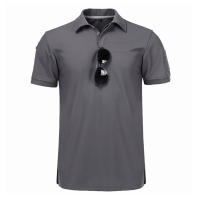 Camiseta Táctica De Verano Para Hombre Secado Rápido Manga Corta Deportiva Transpirable Workwear Para Correr Y Acampar Estilo Casual - details 6