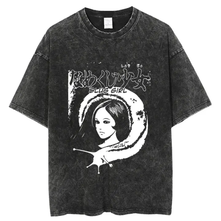Camiseta Oversize Para Hombres Y Mujeres Con Gráficos De Cómic Thriller Kawakami Tomie Anime Top Tees Estilo Hip Hop Streetwear Unisex - 1