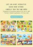 Juego De Educativos Montessori Para Niños Con Adhesivos Libro Ocupado Animal Números Juego De Puzzle De Alineación Regalo De Juguetes Educativos Para Niños - details 6