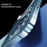 FUNDA MAGSAFE COMPATIBLE PARA IPHONE 15/14/13/12/11 - CARCASAS ANTIGOLPES CONTRACAIDAS TRANSPARENTE - details 1