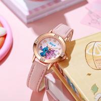 Reloj De Cuarzo Anime Pointer Para Niños Lilo & Stitch Regalo De Vacaciones Reloj Infantil Con Marcas Arábigas Y Cierre De Correa De Cuero - details 5