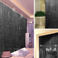 Cortina De Puerta Con Borlas Brillantes Divisor De Ventana Para Decoración De Sala De Estar Y Fiestas Material De Poliéster Clásico Estilo - details 7