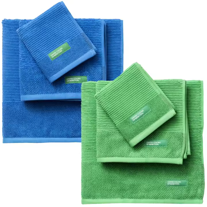 Pack de 2 set de 3 toallas 100% algodón  CASA BENETTON - 1