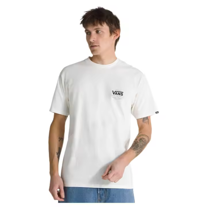 Camiseta de Manga Corta Vans Mn Holder St Classic para hombre en color blanco - 1