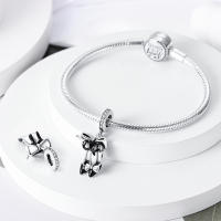 Perlas De Perfume Para Mujer Plata Esmaltada Colgante De Zapatos Altos Y Lápiz Labial Para Pulsera DIY Joyería - details 101