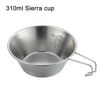 CAMPINGMOON Juego De 4 Piezas Sierra Bowl Y Taza De Acero Inoxidable Para Camping Y Picnics Con Bolsa De Almacenamiento Utensilios De Mesa Al Aire Libre - details 2