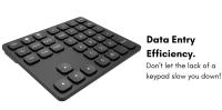 Teclado Numérico Bluetooth Doble BOW Recargable Sin Cable Para iPad Laptop Windows iOS Numpad Digital Ergonómico Mini Para Laptop - details 2