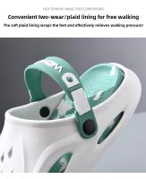 Zapatos con tirantes para hombre, zapatillas de Suela Gruesa antideslizantes y antiolor que augmentan la altura USAR al aire libre en verano sin frotar Los Pies, sandalias de alta gama - details 8