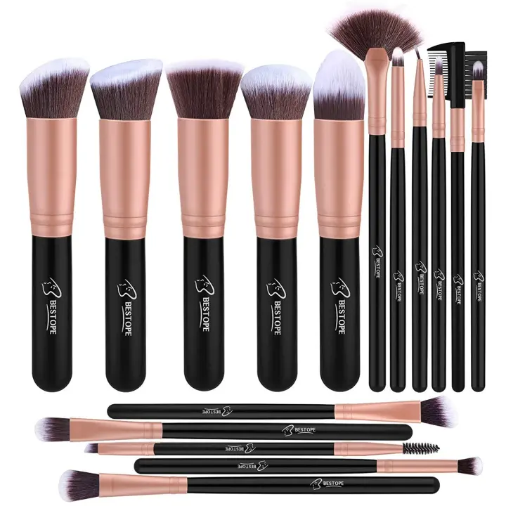 Maquillaje Pink Gold Professional Make Up Pinsel Set - 1