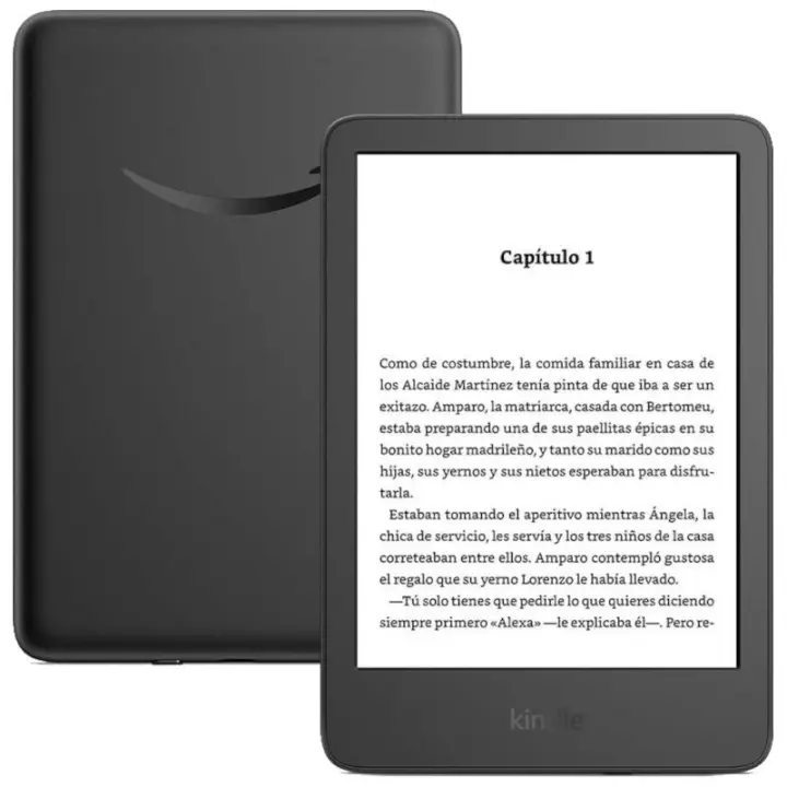 Amazon Kindle 2024 6" HD  - e-Reader - Modo oscuro - Luz frontal ajustable - Autonomía de 6 semanas , libro electrónico , ebook - 1
