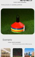 10pcs Discos De Entrenamiento De Fútbol Cono De Obstáculos Para Niños Y Adultos Ejercicio De Agilidad Evitando Obstáculos Accesorios Deportivos De Fútbol - details 4