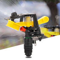 Aspersor De Impacto Rotatorio 360 Grados Con Punta Ajustable Para Jardín Agricultura Riego De Hierba Irrigación - details 0