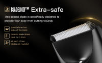 Afeitadora Eléctrica Para Áreas Sensibles De Hombre Recargable Impermeable Epilador De Cabello Del Cuerpo Y Cara Trimmer De Pubis - details 2