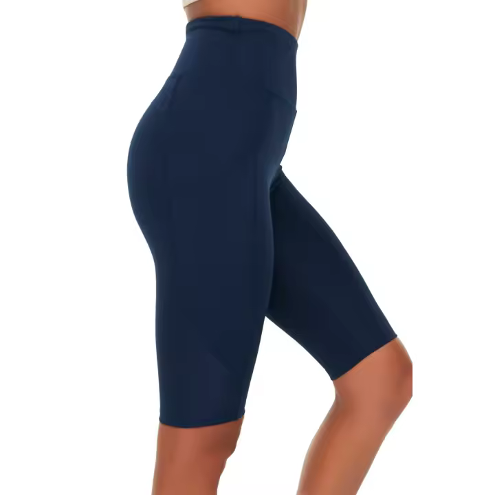 Trendyol Black Restorer High Waist Pocket Detailed Knitted Sport Biker/Cyclist/Short Leggings Twoaw21Ta0064 - 1