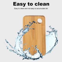 Pequeño Tablero De Cortar Portátil Con Agujero Reutilizable Multipropósito Para Camping Y Cocina Suministros De Madera/Bambú - details 10