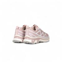 HLuna Zapatillas de mujer estilo running con rayas zig-zag en color beige café y rosa  jf3227 malla transpirable - details 9