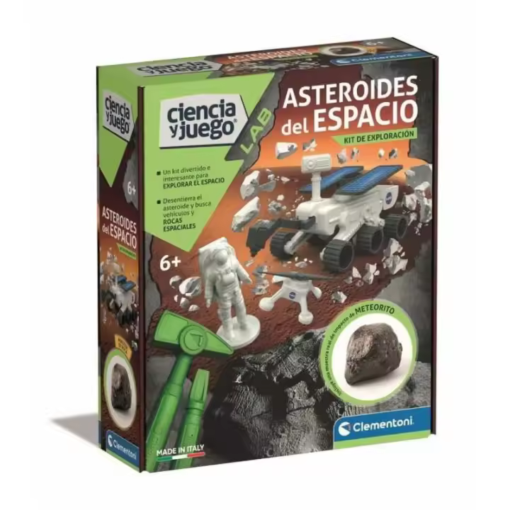 Ciencia y Juego ASTEROIDES DEL ESPACIO KIT DE EXPLORACION de Clementoni - 1