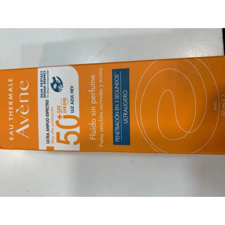 AVENE PROTECTOR SOLAR  FLUIDO SIN PERFUME 50 ML - 1