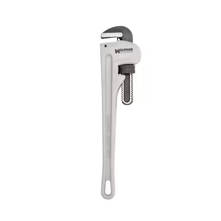 Llave stillson heavy duty aluminio 14 llave para tubos, llave plomeria, llave para tuberias, llave grifa. - 1