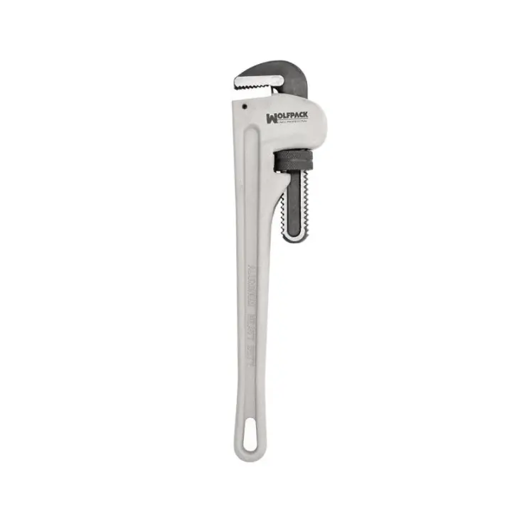 Llave stillson heavy duty aluminio 14 llave para tubos, llave plomeria, llave para tuberias, llave grifa. - 1
