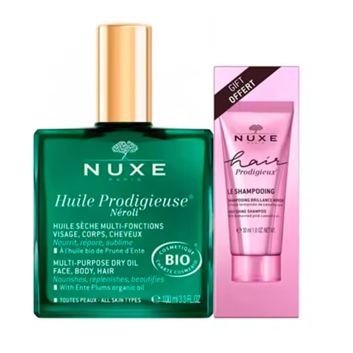 Nuxe Huile Prodigieuse Neroli 100 ml + Regalo Nuxe Prodigueux Champú 30 ml - 1