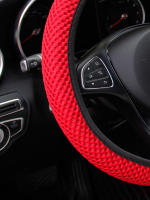 Cubierta De Volante De Coche Transpirable Masajeadora Para Todas Las Estaciones En Malla Negra Accesorio Comfort Para Mujeres - details 4