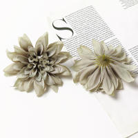 5Pcs Cabezas De Flores Artificiales Dahlias Para Decoración De Navidad Hogar Y Habitaciones Bodas Y Murallas Accesorios De Flores Falsas - details 7