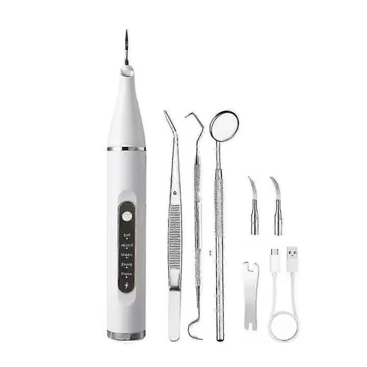 Eliminador de placa y sarro para perros, limpiador dental ultrasónico para gatos, kit dental ultrasónico, cepillo de dientes - 1