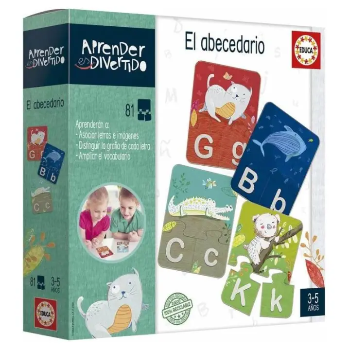 Educa: Juego Educativo Abecedario para Desarrollo Temprano - 1