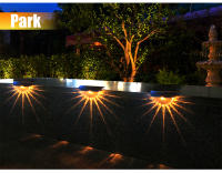 2pcs Luces Solares Para Piso Exterior Impermeables LED Para Patio Escaleras Jardín Camino Fences Blanco Cálido/Cambia De Color - details 10