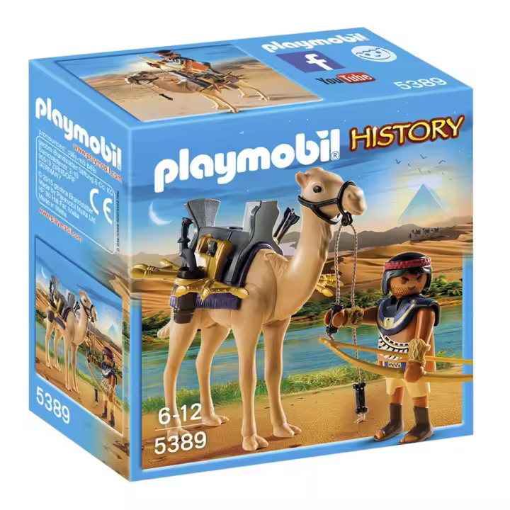 PLAYMOBIL SOLDADO EGIPCIO CON CAMELLO, 5389, TIENDA CON LICENCIA OFICIAL - 1