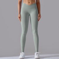 Leggings De Yoga Para Mujer Cintura Alta Levantamiento De Caderas Gimnasio Sin Costuras Pantalones De Deporte Fitness Running - details 74