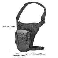 Bolsa De Pierna Para Motocicleta Impermeable Táctica De Viaje Ciclismo Bum Belt Cinturón De Hombro Para Turismo Motocross - details 18