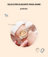 Reloj De Pulsera De Cuarzo Para Mujer YASHIDUN De Moda Resistente Al Agua Con Correa De Acero Inoxidable Display De Agujas Y Calendario Completo - details 4