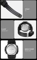 Reloj Deportivo Skmei Multifuncional Cronógrafo Digital Hombre Movimiento Dual Resistente Al Agua Con Alarma Y Calendario Pantalla LED - details 10