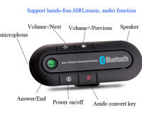 Kit De Coche Bluetooth Sin Fijar 4.1 Con Visera Solar Altavoz Speakerphone Reproductor De MP3 Cargador De Coche Handsfree - details 6