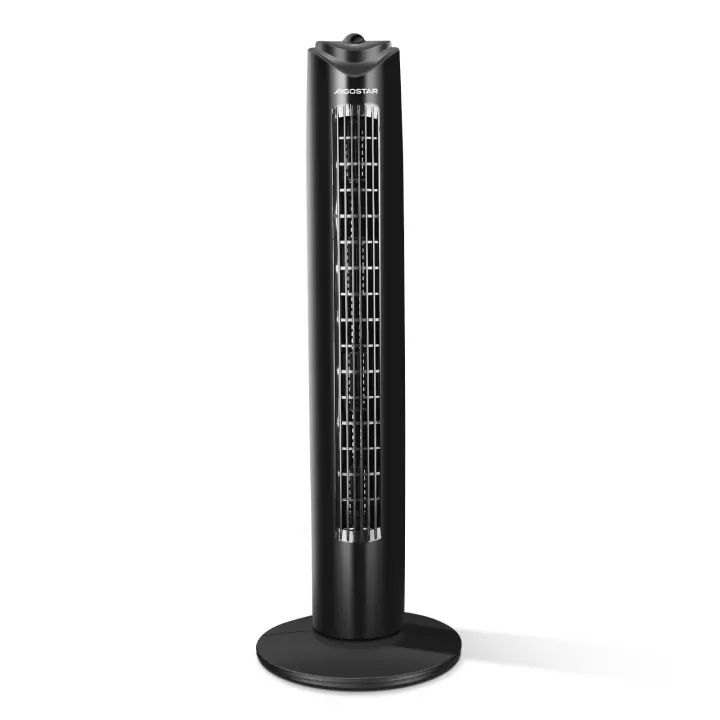 Ventilador de Torre Silencioso, Temporizador 120 min, , 3 Velocidades, Oscilación de 85º, 82 cm de Alto, 45W. - 1