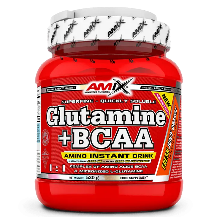 Amix Glutamine + Bcaa Powder 530 Gr Mango Polvo - 1