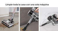JIGOO C300 Aspiradora sin Cable con Pantalla LED,Potente Aspiradora Escoba sin Cable de 30Kpa/400W con autonomía de 45 Minutos,Batería extraíble,para Pelo, Suelos, sofás, alfombras - details 9