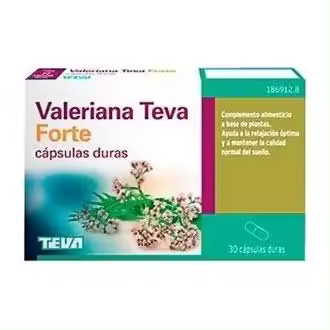 Valeriana Teva Forte 450 Mg, 30 Cápsulas - 1