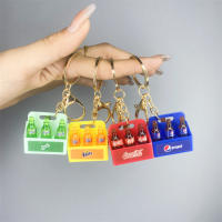 Llavero De Moda Coreana Con Botella De Vidrio Simulación Resina Para Mujeres Colgante De Joyería Pendiente Regalo Souvenir - details 7
