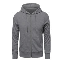 Sudadera De Capucha Tendencia Para Hombre Estilo Retro Harajuku Color Sólido Alta Calidad Chaqueta Streetwear Cierre De Cremallera Casual Suelta Ropa - details 3