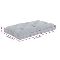 Cojín para Sofá de Palets VidaXL en Tela Gris - details 5