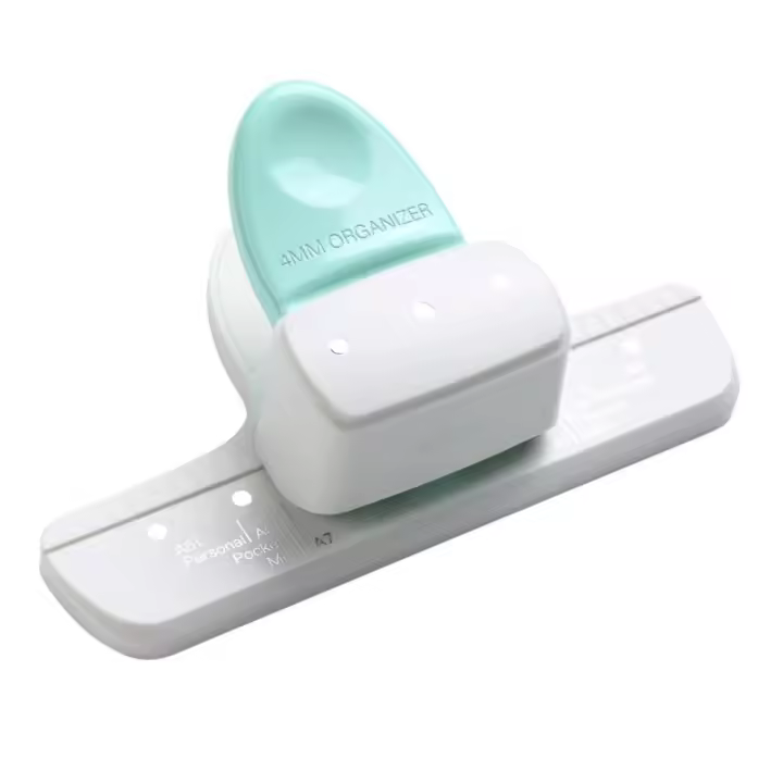 KW-trio 9027 Cortador De Agujeros Para Hojas Sueltas Planificador Diario Ajustable Para Papel A8 Mini A7 A7 Pocket A6 - 1
