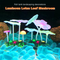Piedras Luminosas De Loto Para Acuarios Decoración De Reefs De Coral Artificial Fluorescente Adorno Para Tanque De Peces - details 0