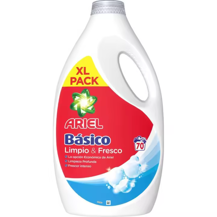 Ariel Detergente Lavadora Liquido 70 Lavados -3.150ml - 1